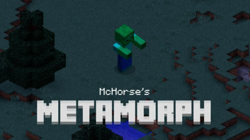 Metamorph - превращение в мобов (1.12.2, 1.11.2, 1.10.2, 1.9.4)