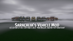 Saracalia’s Vehicles — декоративные машины (1.10.2, 1.8.9, 1.7.10)