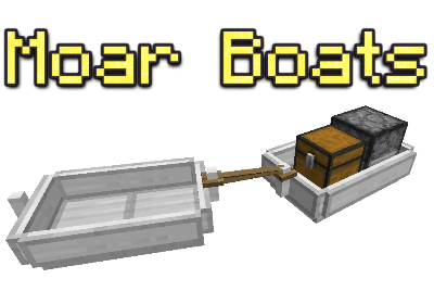 Moar Boats - лодки с автопилотом (1.14.4, 1.13.2, 1.12.2)
