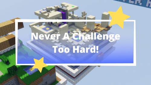 Never A Challenge Too Hard - головоломка, добраться до изумрудного блока (1.15.2)