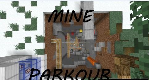 Mine Parkour - выбраться из глубокой шахты(1.15.2)