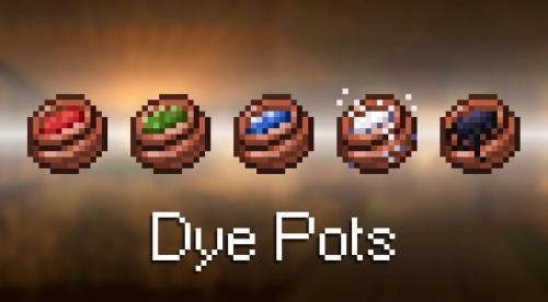 Dye Pots - горшочки с красителями ( 1.15.2)