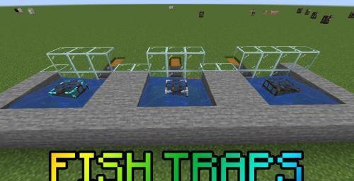 Fish Traps - рыболовная сеть на три уровня (1.16.5, 1.16.1, 1.15.2, 1.14.4)