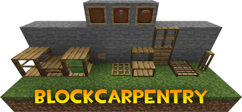 BlockCarpentry - форк декоративного мода Carpenter's Blocks (1.16.4, 1.15.2)