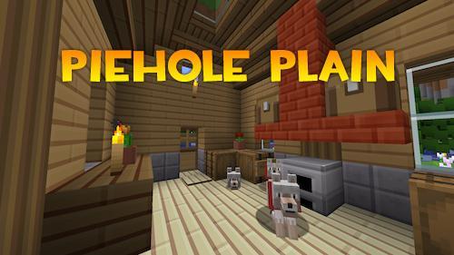 PieHole Plain - игровой мир проще и чище  (1.16.5)