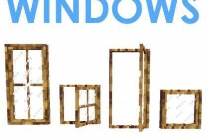 Macaw's Windows - 48 видов окон которые можно открывать (1.16.5, 1.16.3, 1.15.2, 1.14.4, 1.12.2)