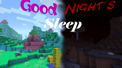 Good Night's Sleep - миры с уникальными структурами, блоками и материалами  (1.16.5, 1.16.4, 1.15.2, 1.14.4, 1.13.2, 1.12.2)