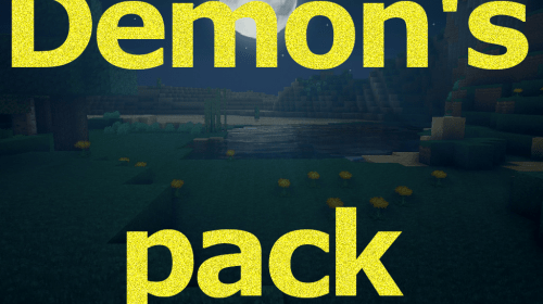 Demon's pack - изменяет внешний вид инструментов и мечей (1.16.5, 1.16.4)